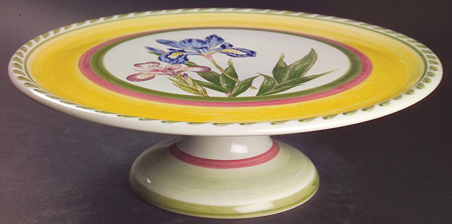 Gourmet Garden 12" Diameter Pedestal Cake Stand by Noritake-1