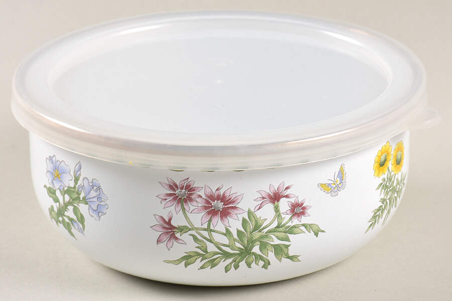 Gourmet Garden Bowl-Metal 5 3/4" with Plastic Lid by Noritake-1