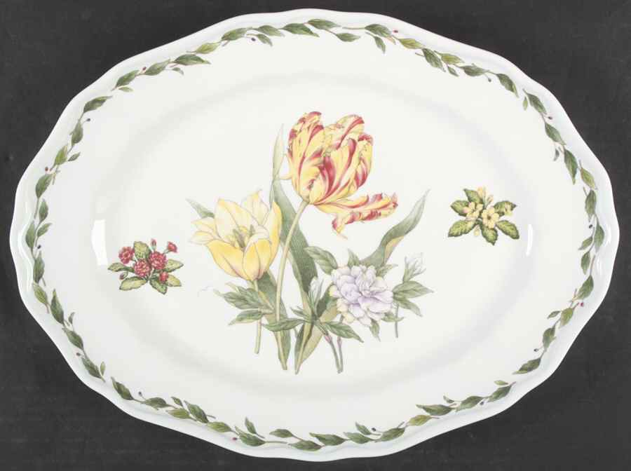 Gourmet Garden 16" Oval Serving Platter by Noritake-1