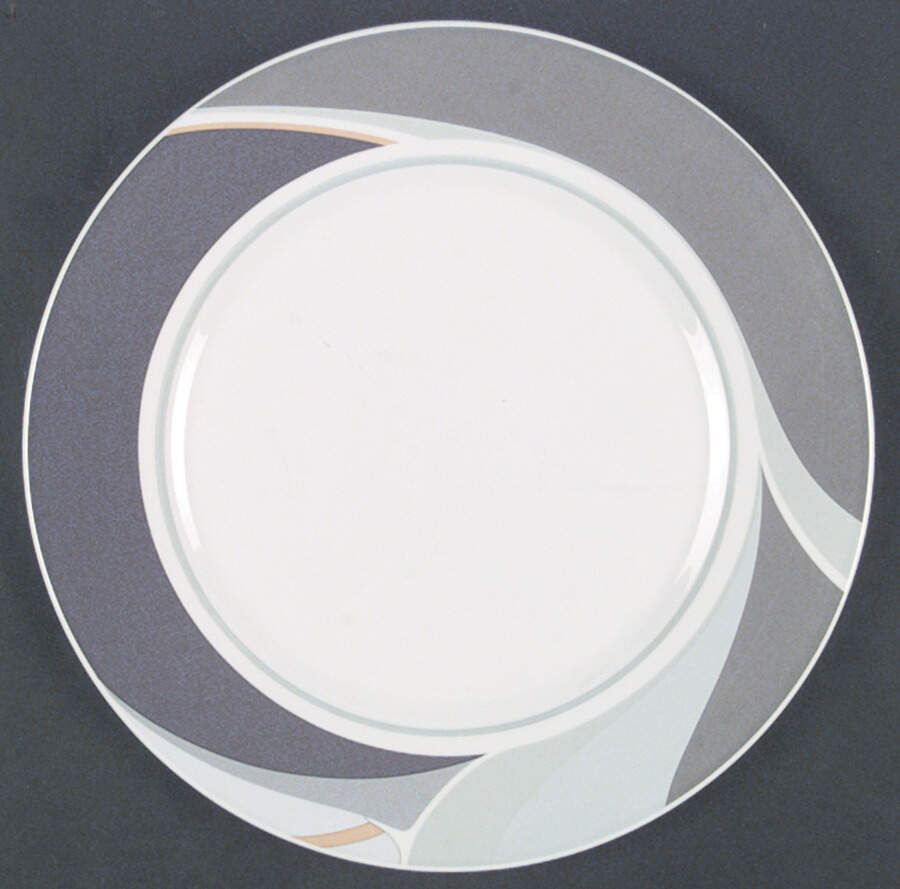 Gotham Gray Dinner Plate by Noritake-1