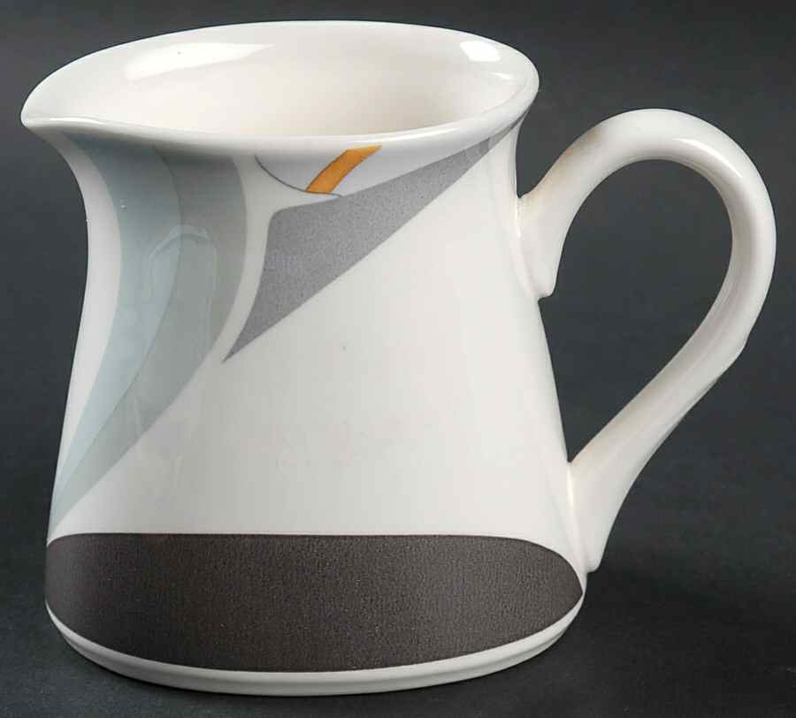 Gotham Gray Creamer by Noritake-1