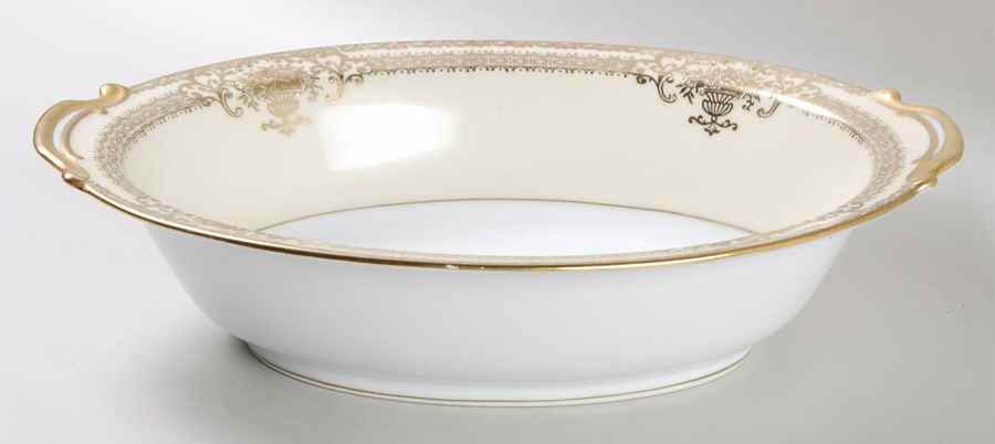 Gold Grande 10" Oval Vegetable Bowl by Noritake-1