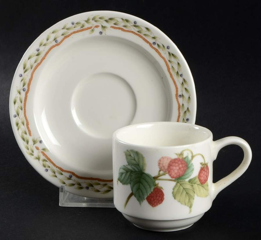 Gourmet Harvest Flat Demitasse Cup & Saucer Set by Noritake-1