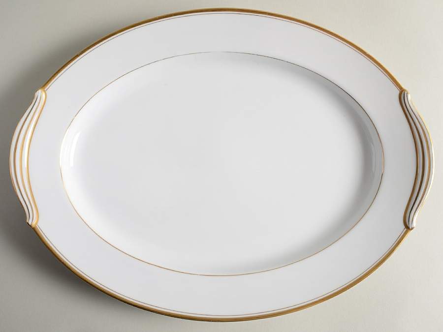 Goldart 13" Oval Serving Platter by Noritake-1