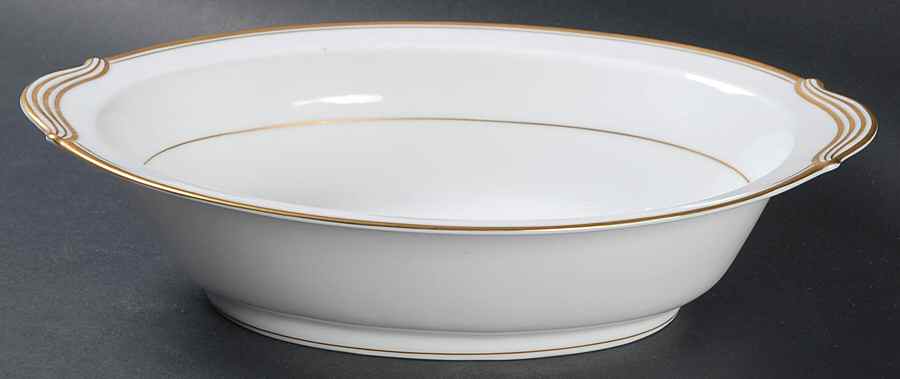 Goldart 10" Oval Vegetable Bowl by Noritake-1