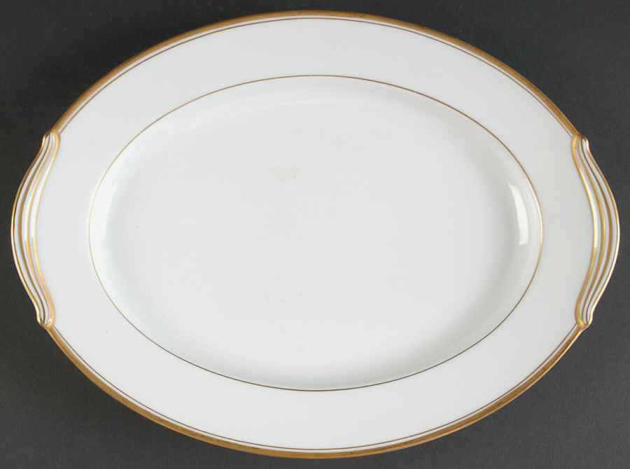 Goldart 11" Oval Serving Platter by Noritake-1