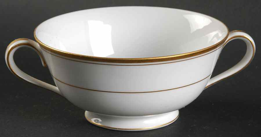Goldart Footed Cream Soup Bowl by Noritake-1