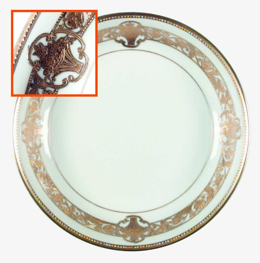 Gold Lace Coupe Soup Bowl by Noritake-1