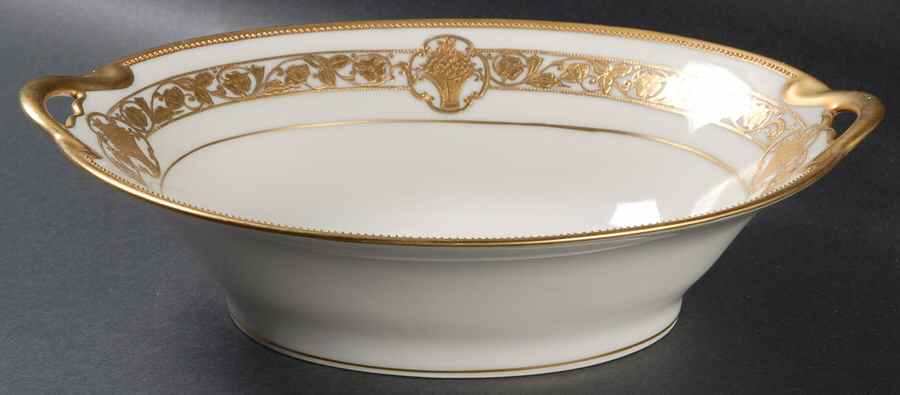 Gold Lace 10" Oval Vegetable Bowl by Noritake-1