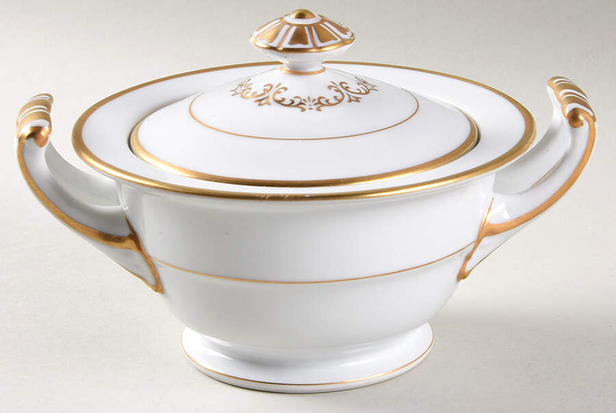 Goldcroft (4983) Sugar Bowl & Lid by Noritake-1