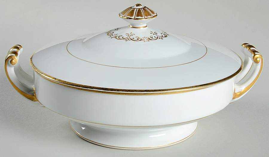 Goldcroft (No #) Round Covered Vegetable by Noritake-1
