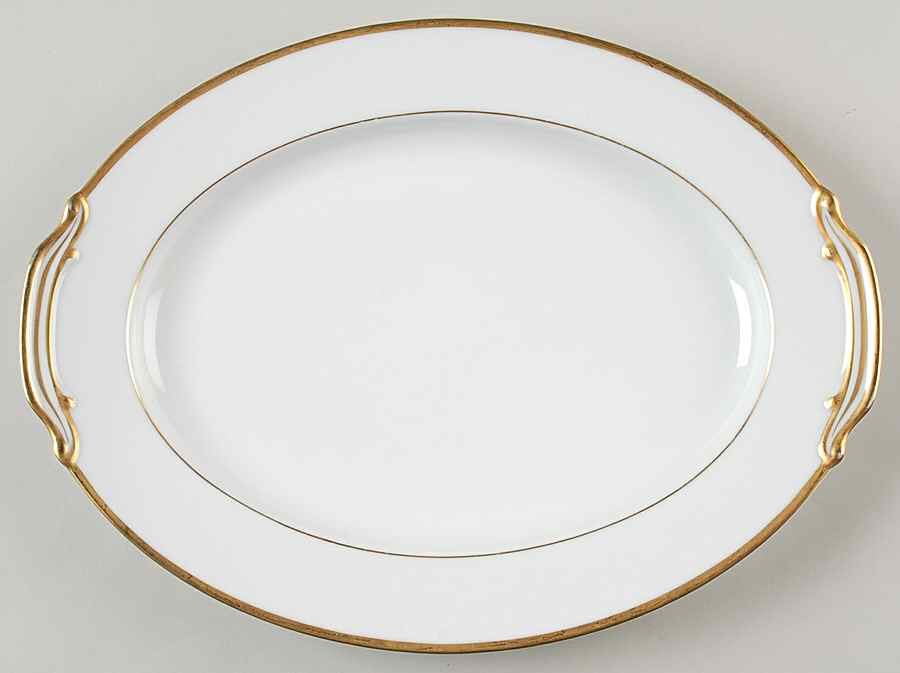 Goldcroft (4983) 11" Oval Serving Platter by Noritake-1