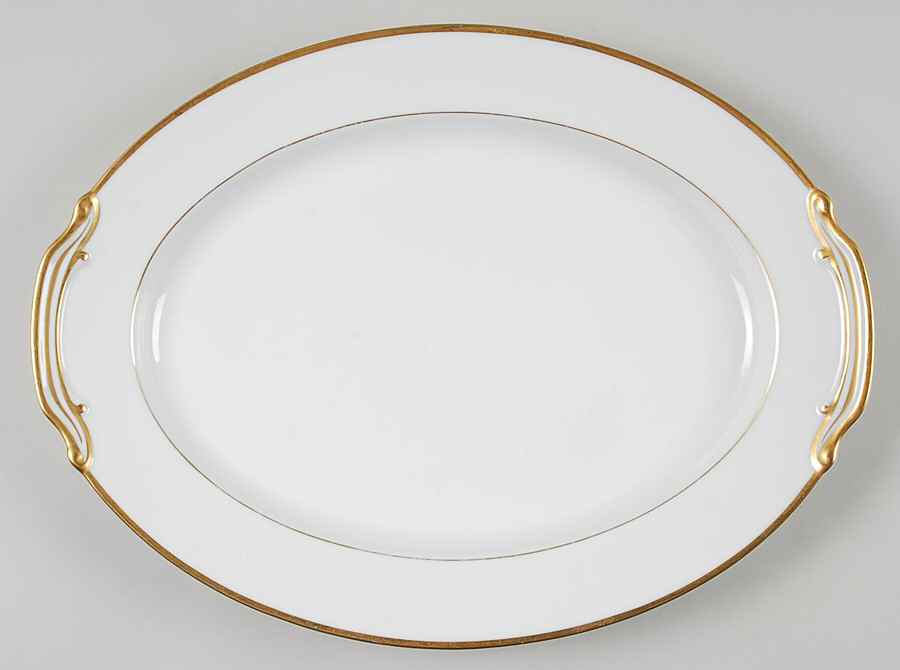 Goldcroft (4983) 13" Oval Serving Platter by Noritake-1