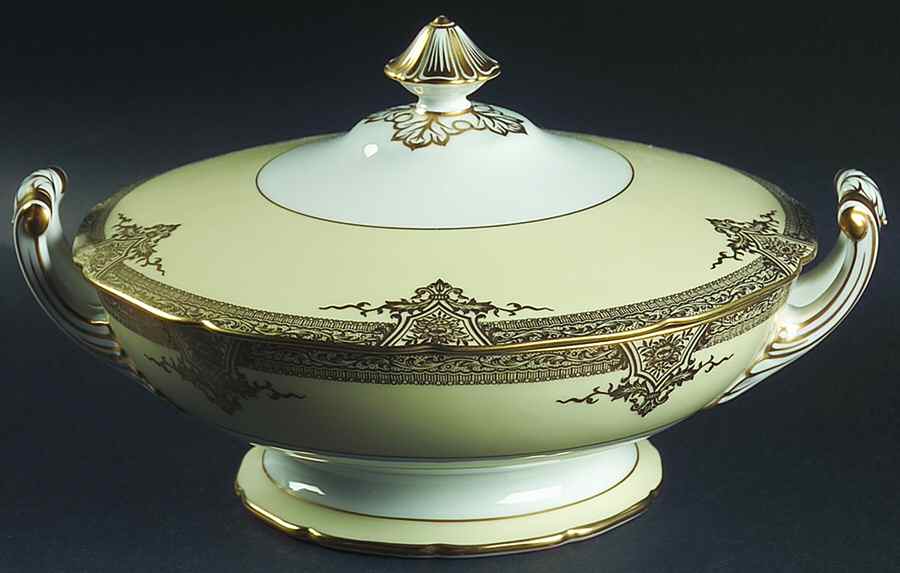 Goldale Round Covered Vegetable by Noritake-1
