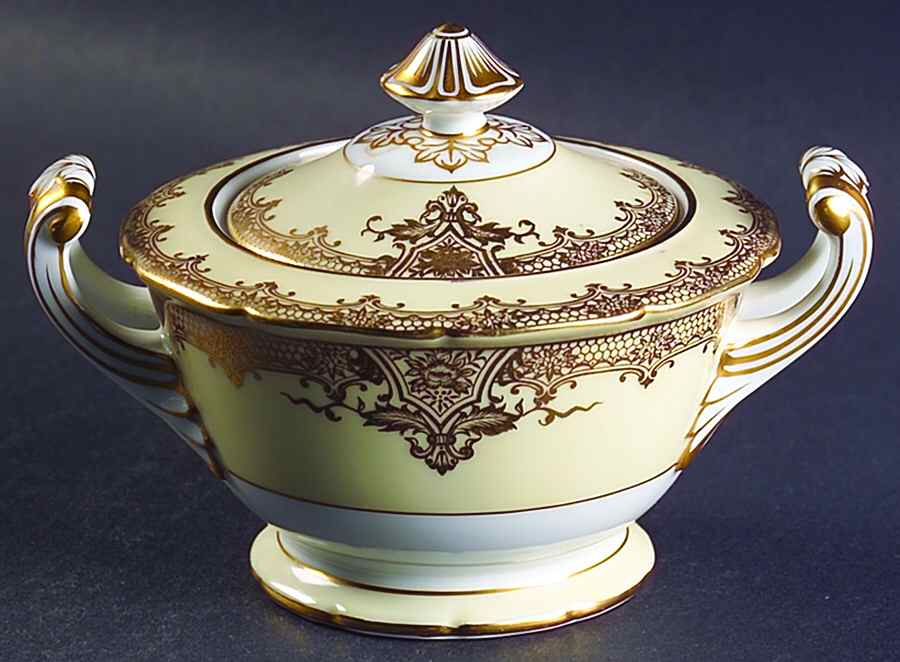 Goldale Sugar Bowl & Lid by Noritake-1