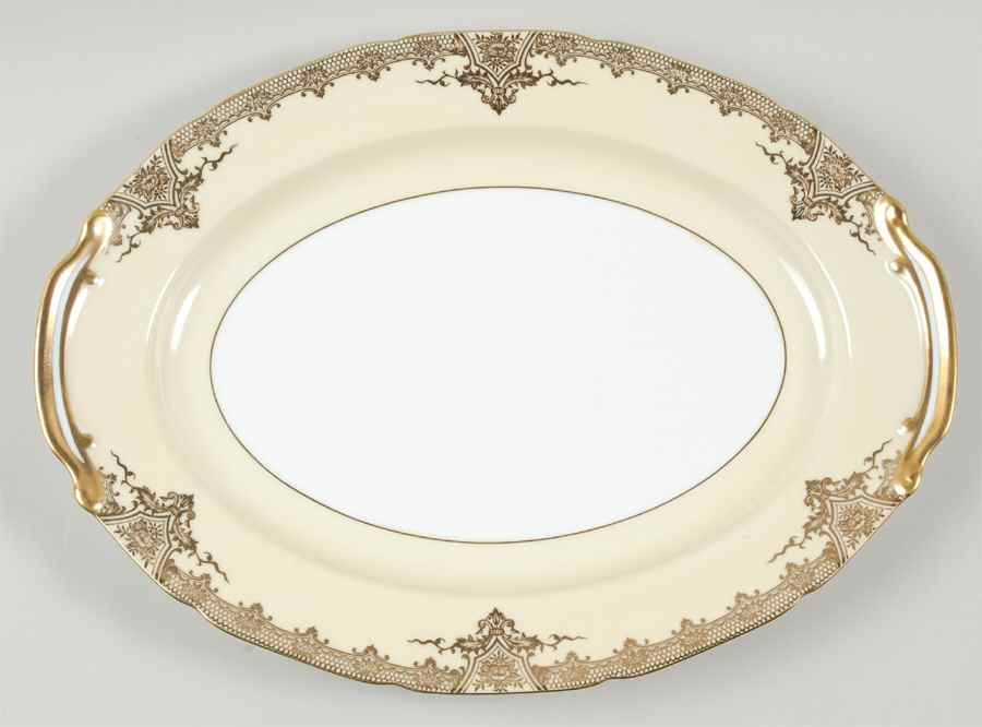 Goldale 13" Oval Serving Platter by Noritake-1