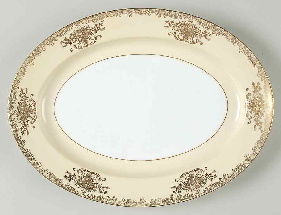 Goldalia 13" Oval Serving Platter by Noritake-1