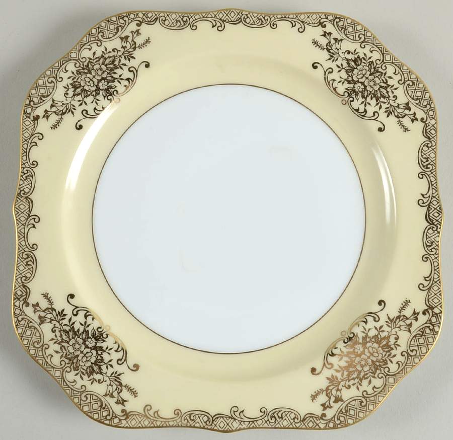 Goldalia Square Salad Plate by Noritake-1