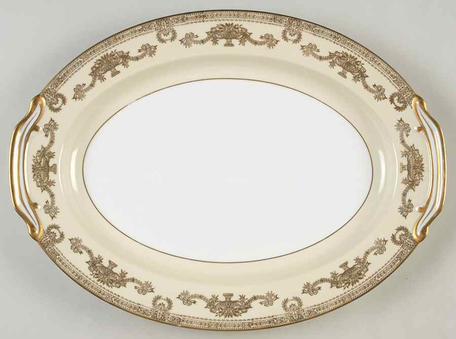 Goldana 16" Oval Serving Platter by Noritake-1