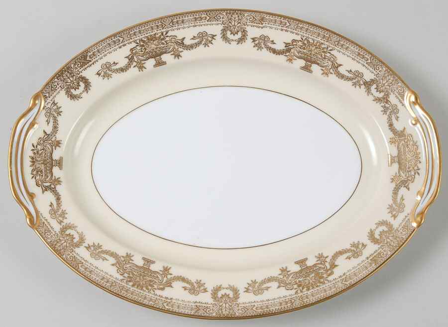 Goldana 11" Oval Serving Platter by Noritake-1