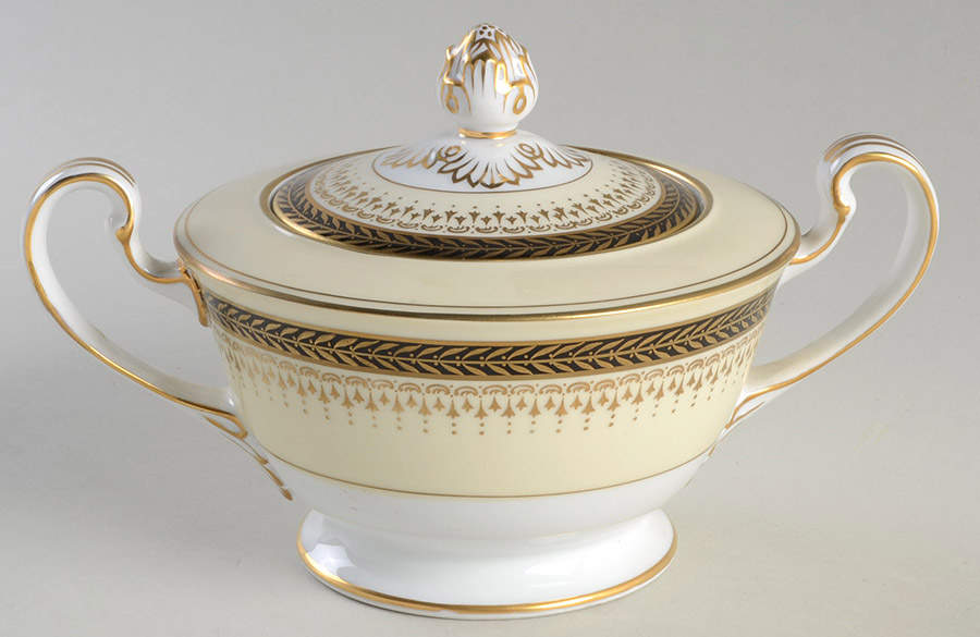 Goldbeam Sugar Bowl & Lid by Noritake-1
