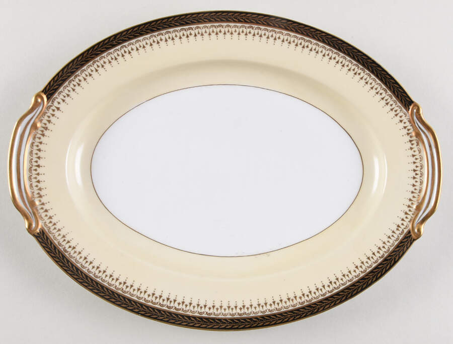 Goldbeam 12" Oval Serving Platter by Noritake-1