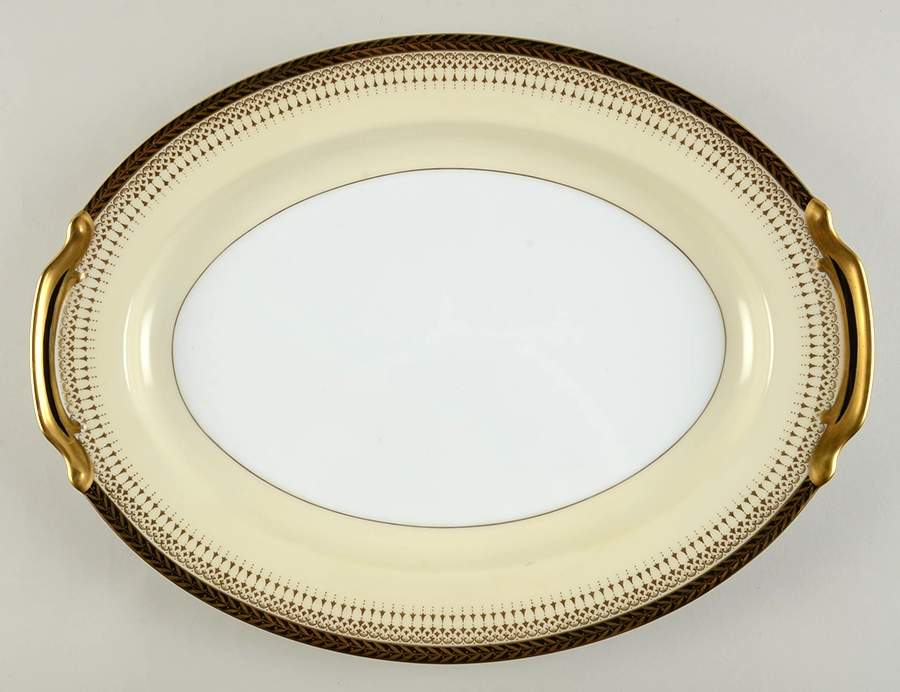 Goldbeam 16" Oval Serving Platter by Noritake-1
