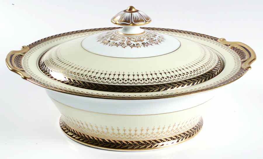 Goldbeam Round Covered Vegetable by Noritake-1