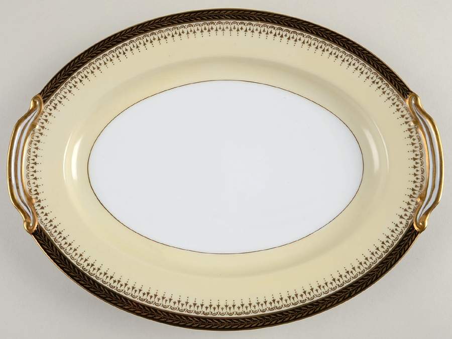 Goldbeam 12" Oval Serving Platter by Noritake-1