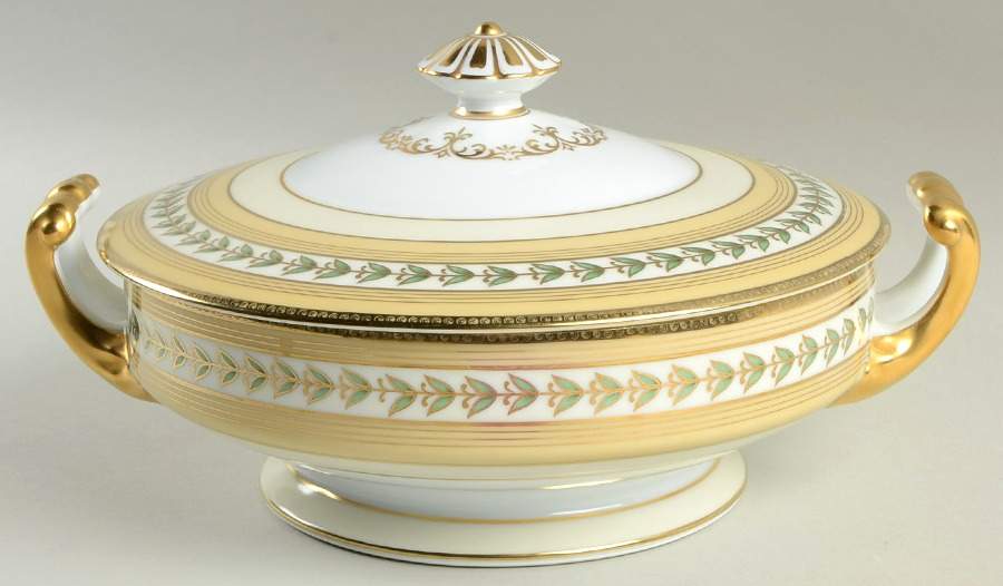 Goldbelle Round Covered Vegetable by Noritake-1