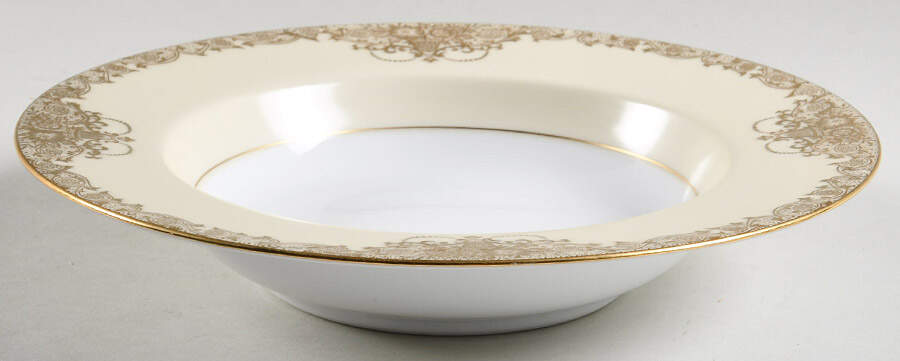 Goldcella Rim Soup Bowl by Noritake-1