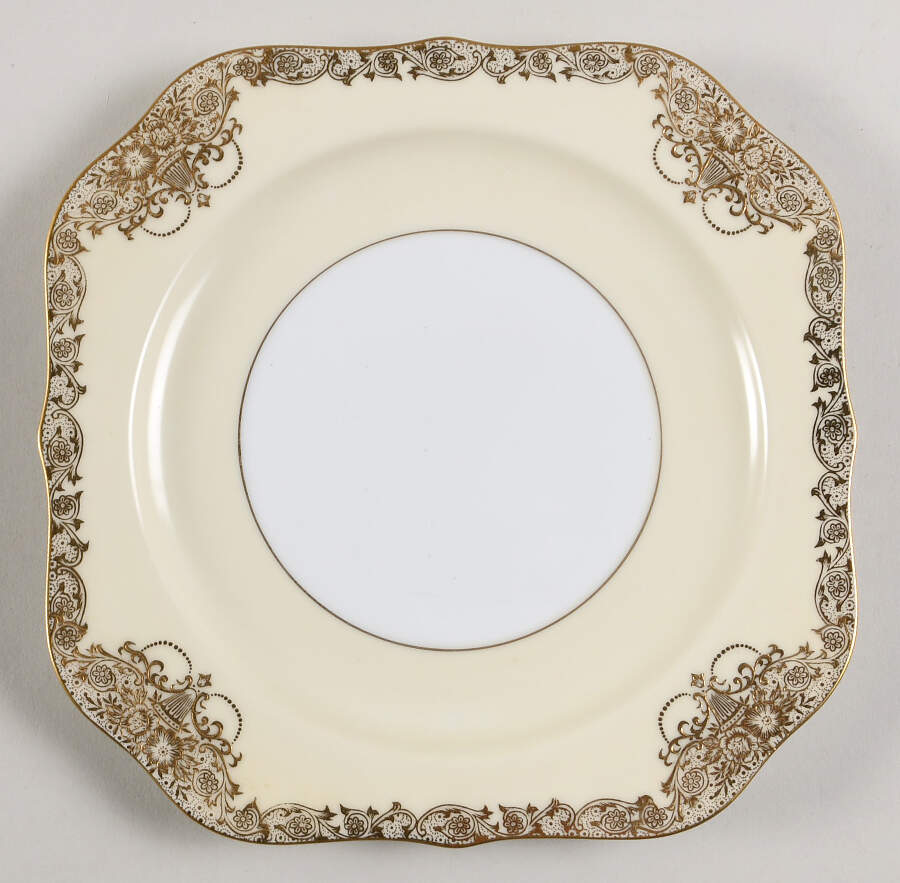 Goldcella Square Salad Plate by Noritake-1