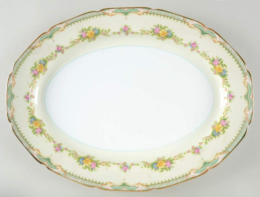 Goldconda 16" Oval Serving Platter by Noritake-1