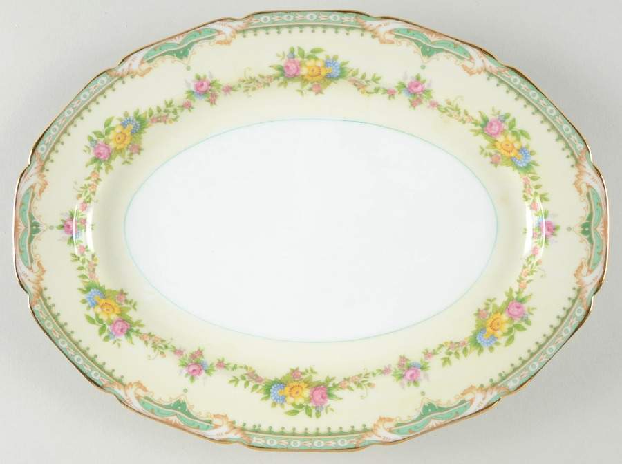 Goldconda 11" Oval Serving Platter by Noritake-1