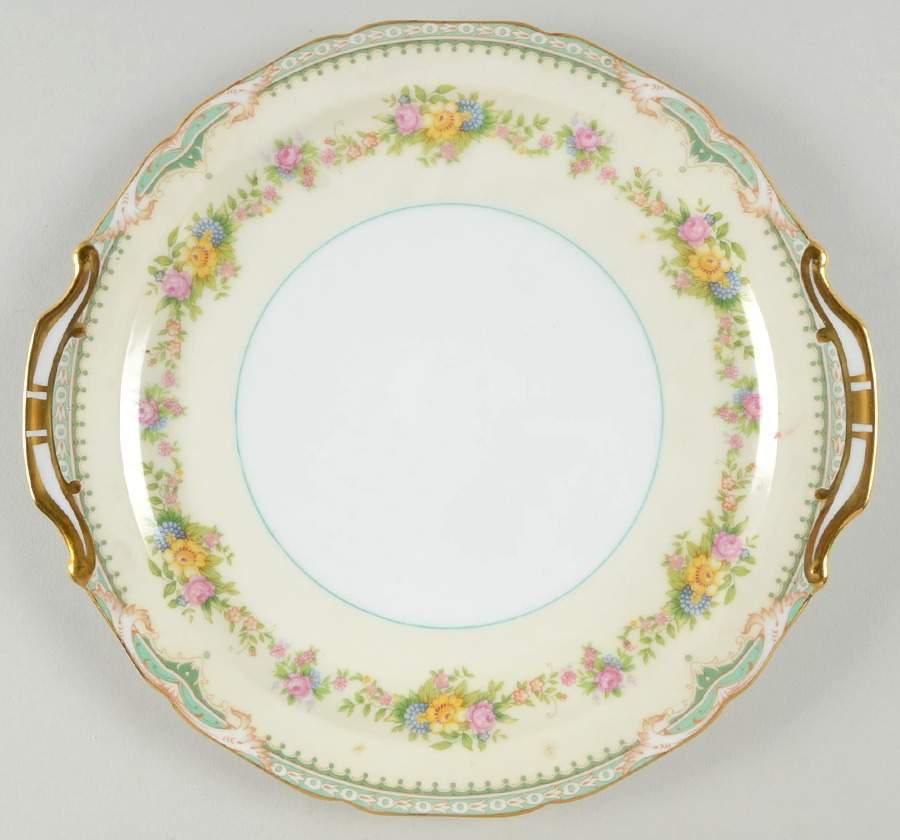 Goldconda Handled Cake Plate by Noritake-1