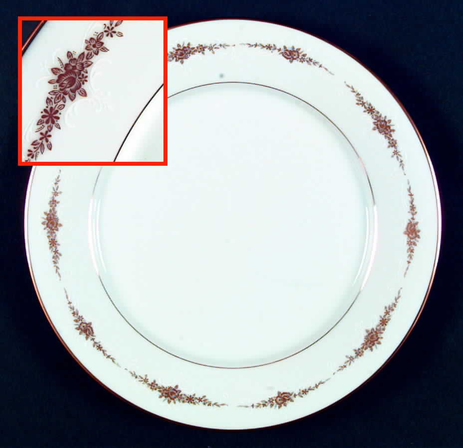 Goldcourt Dinner Plate by Noritake-1