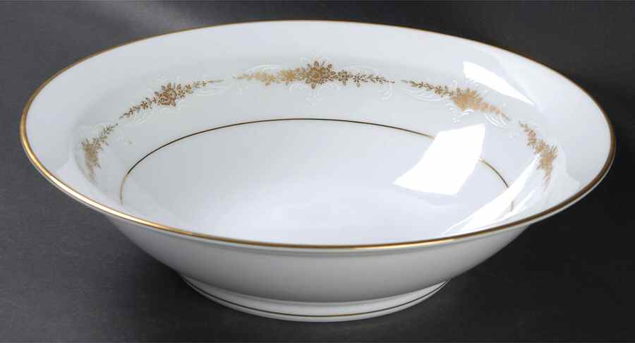 Goldcourt 9" Round Vegetable Bowl by Noritake-1