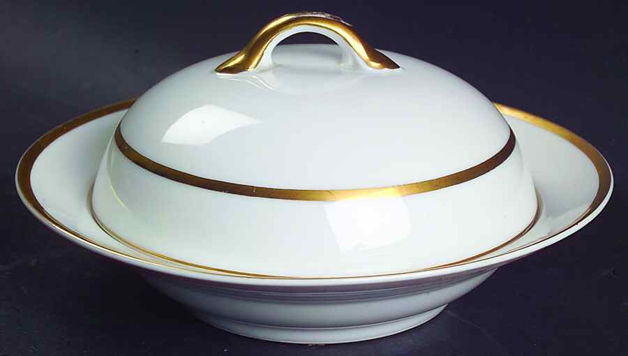 The Goldena Round Covered Butter by Noritake-1