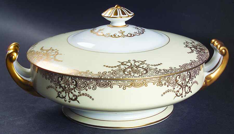 Goldenglo Round Covered Vegetable by Noritake-1