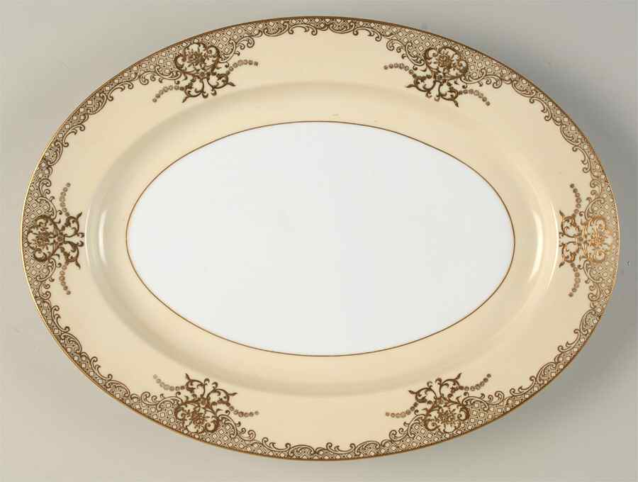 Goldenglo 13" Oval Serving Platter by Noritake-1