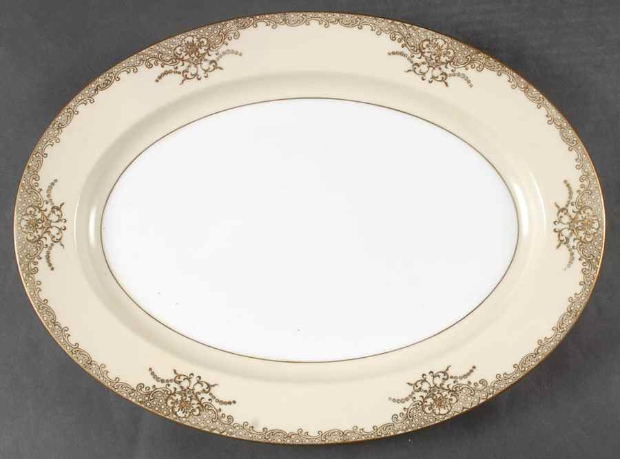 Goldenglo 16" Oval Serving Platter by Noritake-1