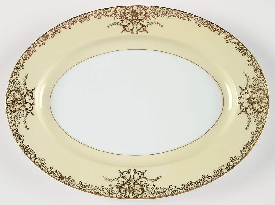 Goldenglo 11" Oval Serving Platter by Noritake-1
