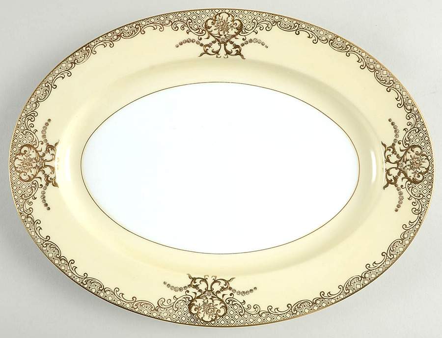 Goldenglo 11" Oval Serving Platter by Noritake-1
