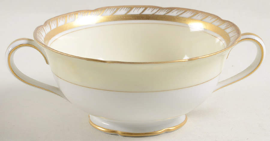 Goldesta Footed Cream Soup Bowl by Noritake-1