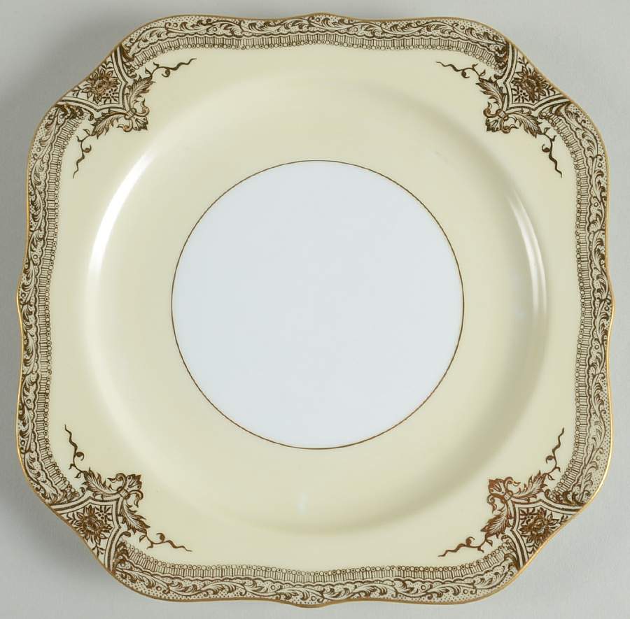 Goldette Square Salad Plate by Noritake-1