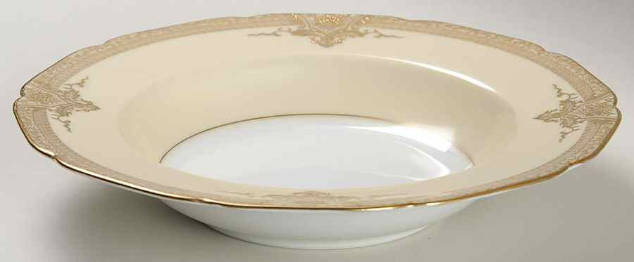 Goldette Rim Soup Bowl by Noritake-1