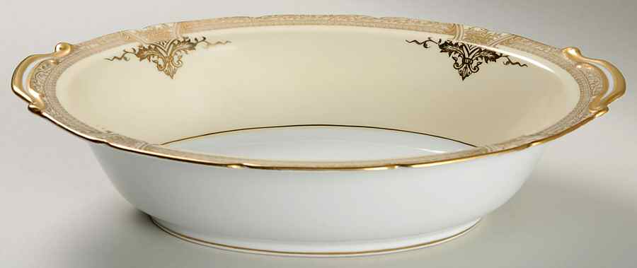 Goldette 10" Oval Vegetable Bowl by Noritake-1