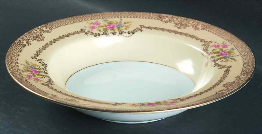 Goldfleur Rim Soup Bowl by Noritake-1