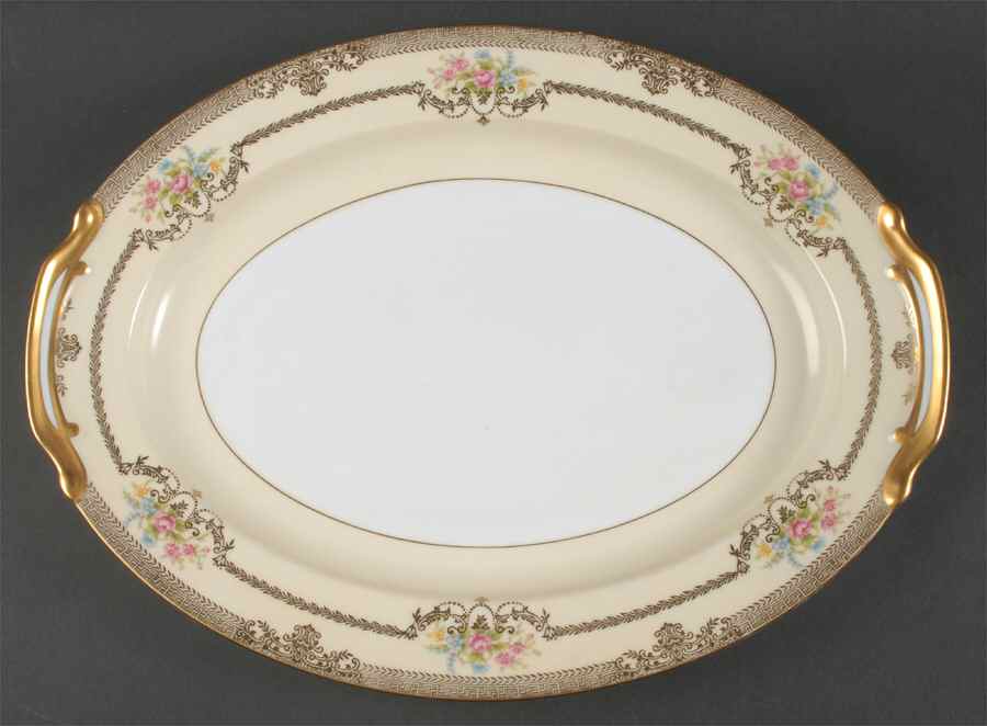 Goldfleur 16" Oval Serving Platter by Noritake-1