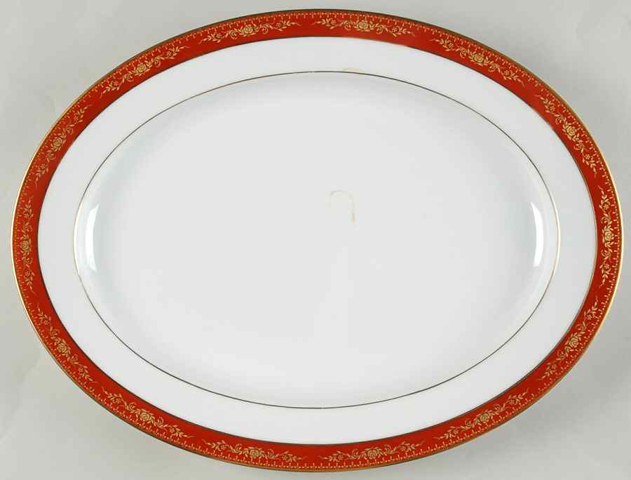 Goldhill 16" Oval Serving Platter by Noritake-1